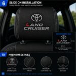 Headrest Covers - Genuine Leather (Black)